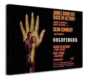 James bond (goldfinger – hand) – obraz na płótnie