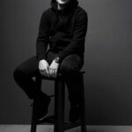 Ed sheeran black and white – plakat z artystą