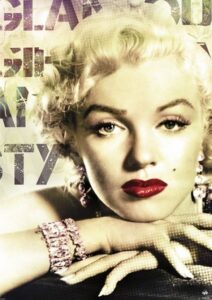 Marilyn monroe (glamour colour) – plakat