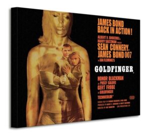 James bond (goldfinger – projection) – obraz na płótnie