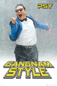 Psy gangnam snow – plakat