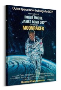 James bond (moonraker outer space) – obraz na płótnie