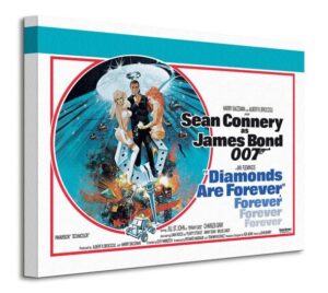 James bond (diamonds are forever – circle) – obraz na płótnie
